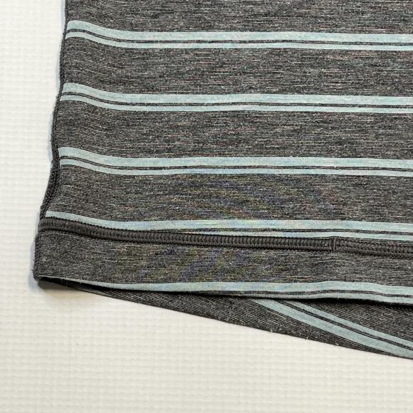 Lululemon Polo Shirt Mens XL Striped Athletic Golf Lightweight Performance Top - Picture 4 of 10